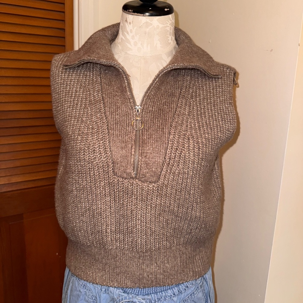 Sincerely Jules Taupe Knit Pullover